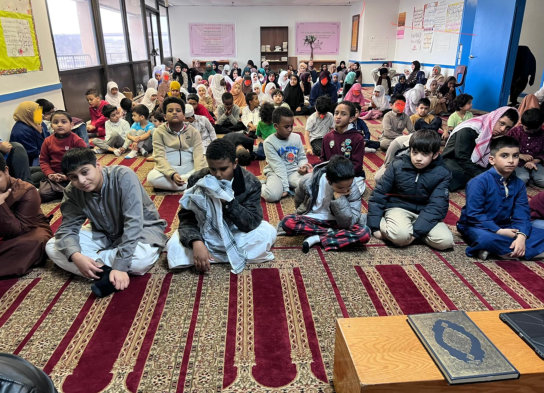 a group of muslim students